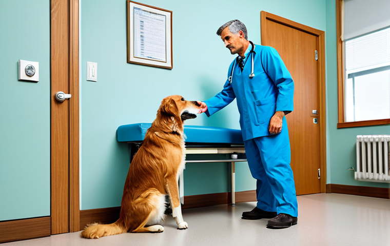 동물종별 진단의 차이점 - **
"A veterinarian carefully examining a Labrador dog's leg, fully clothed in professional attire i... 동물종별 진단의 차이점 - **
"A veterinarian carefully examining a Labrador dog's leg, fully clothed in professional attire i...