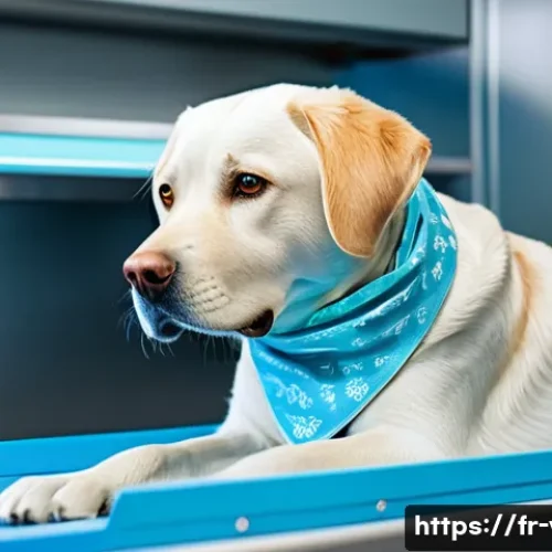 Home 11 수의학 관련 국제 학회 참여하기 - **Prompt:** A compassionate veterinarian, a woman in her late 30s with kind eyes and a neat lab coat...